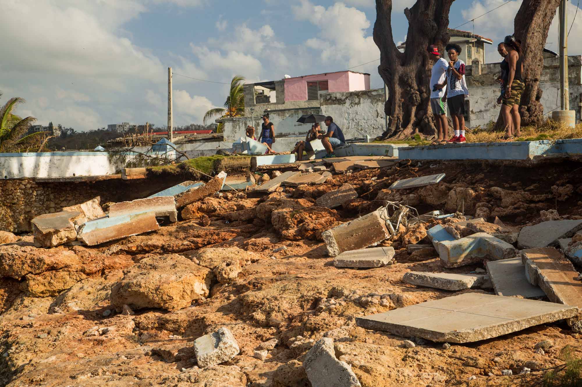 El Malecón de Cojímar ya no existe (Foto: Jorge Ricardo)