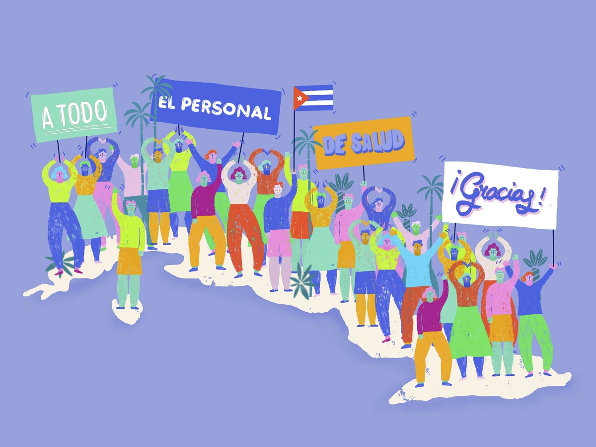 Gracias sanitarios (Ilustración: Liliana Serguera).