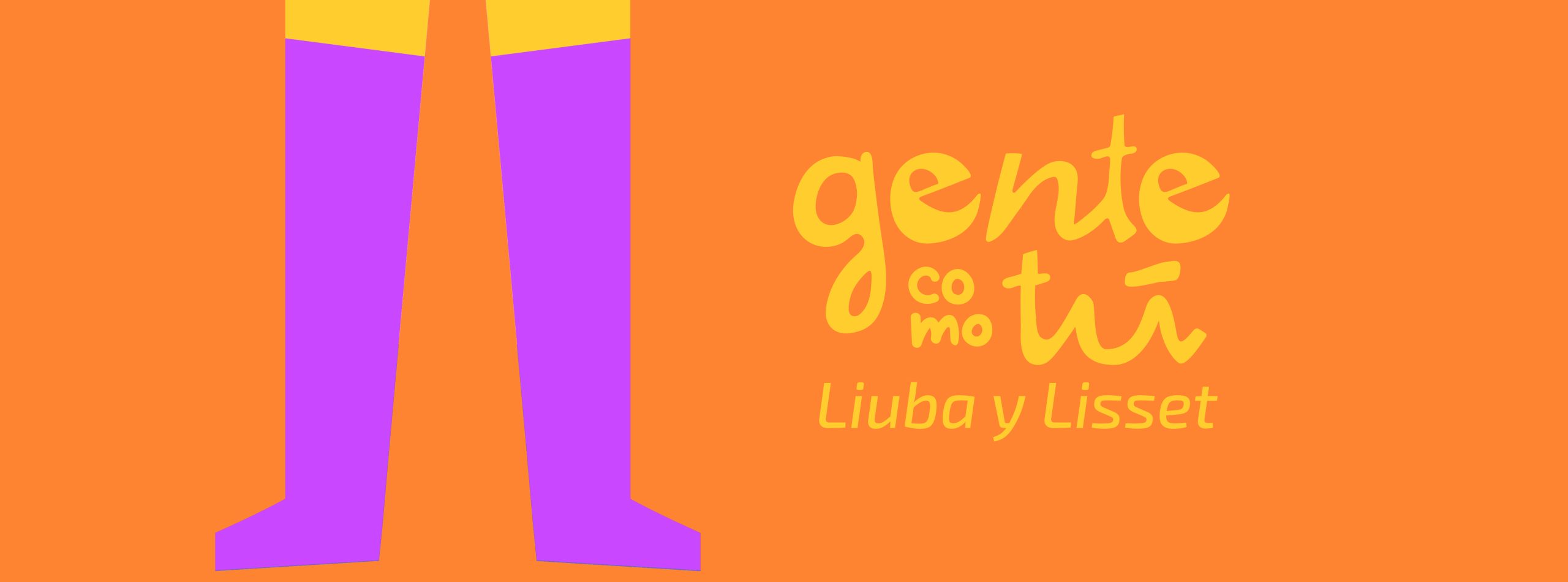 Portada de Gente como tú: Liuba y Lisset. Ilustración: Evelyn Batista.