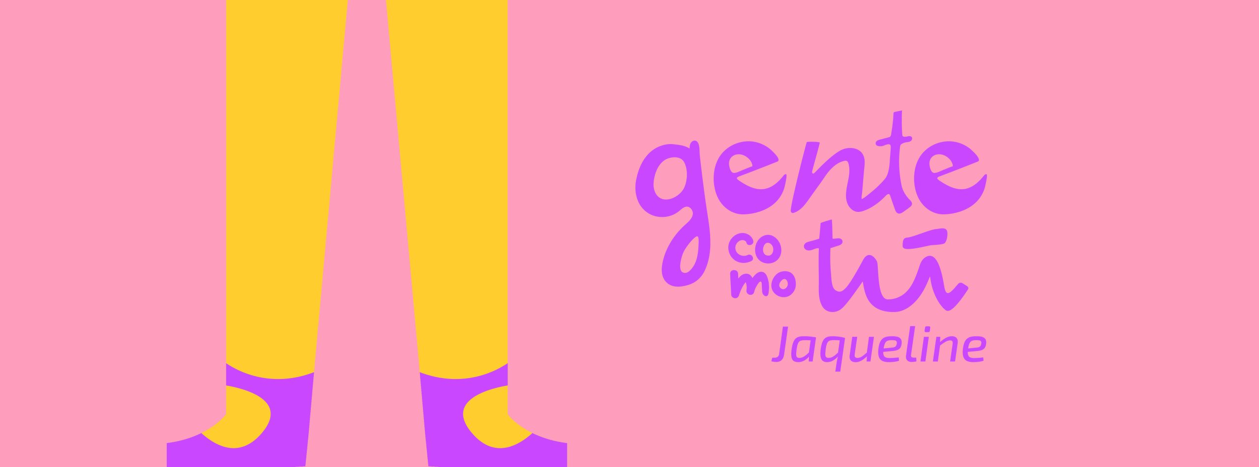 Portada de Gente como tú: Jacqueline. Ilustración: Evelyn Batista.