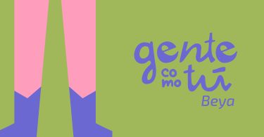 Portada de Gente como tú: Beya. Ilustración: Evelyn Batista.