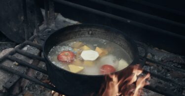cocina de leña en Cuba