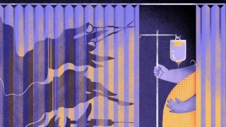 Si no pujas bien, él va a morir